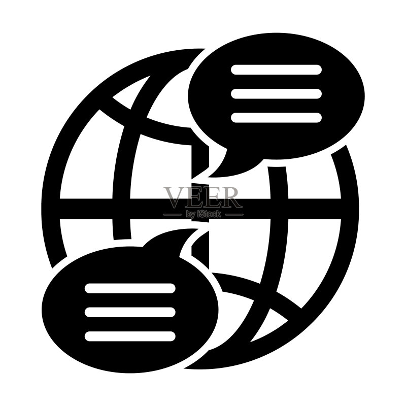 全球通信连接图标图标素材