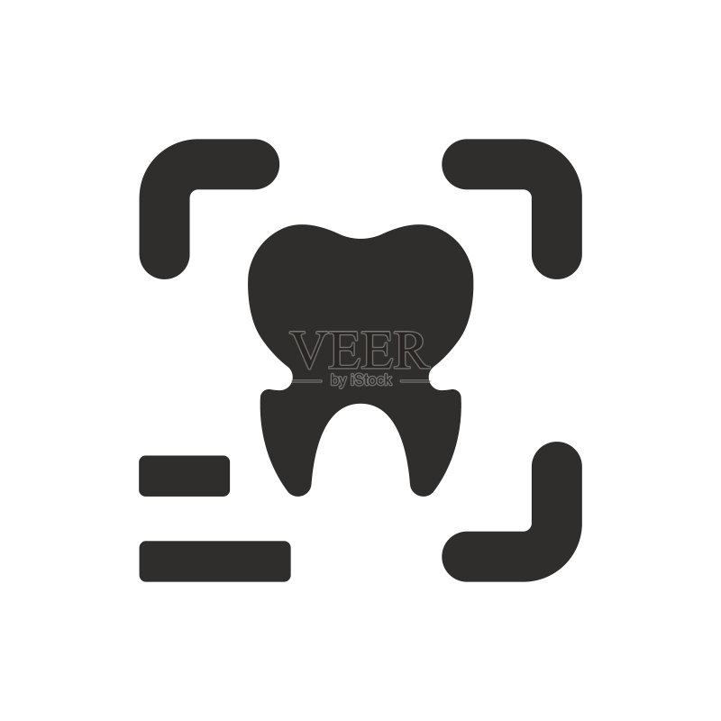 牙齿X光图标图标素材