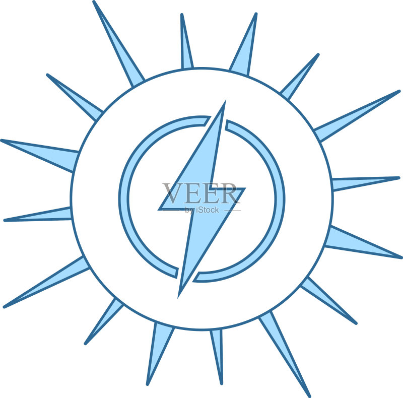 太阳能图标图标素材