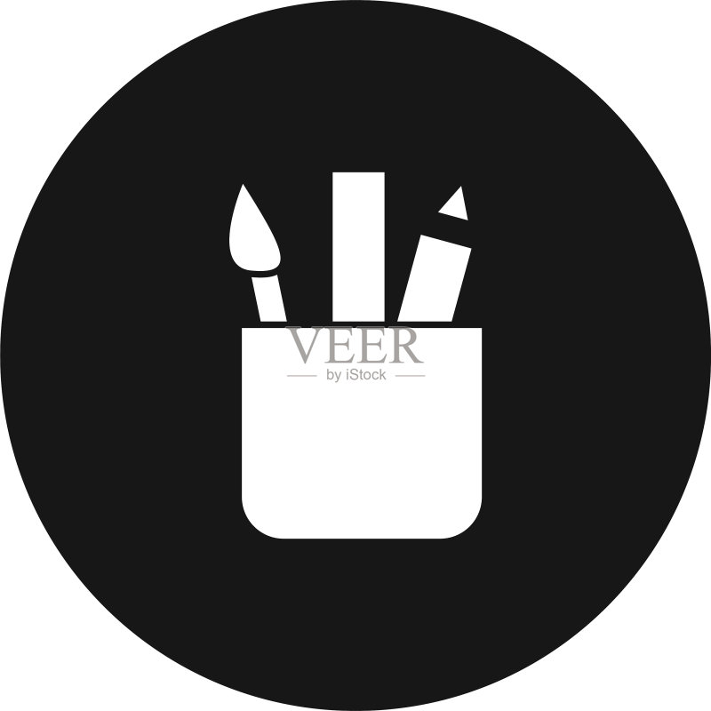 笔刷标尺铅笔汽车标志图标图标素材