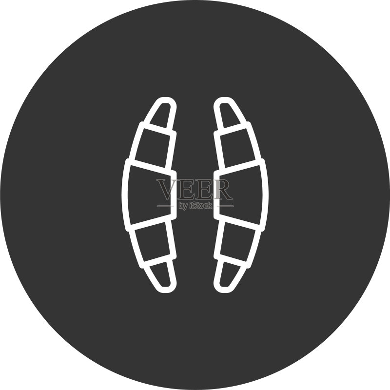 现代风格面包图标图标素材