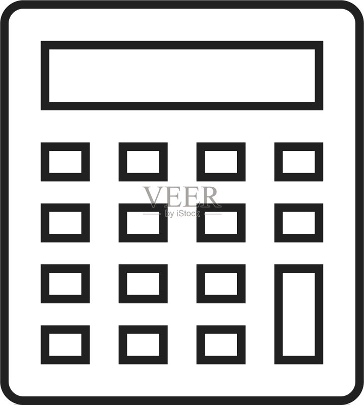 黑色线条图标图标素材