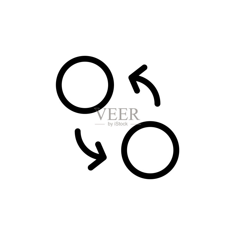 扁平风格货币图标符号标志模板图标素材