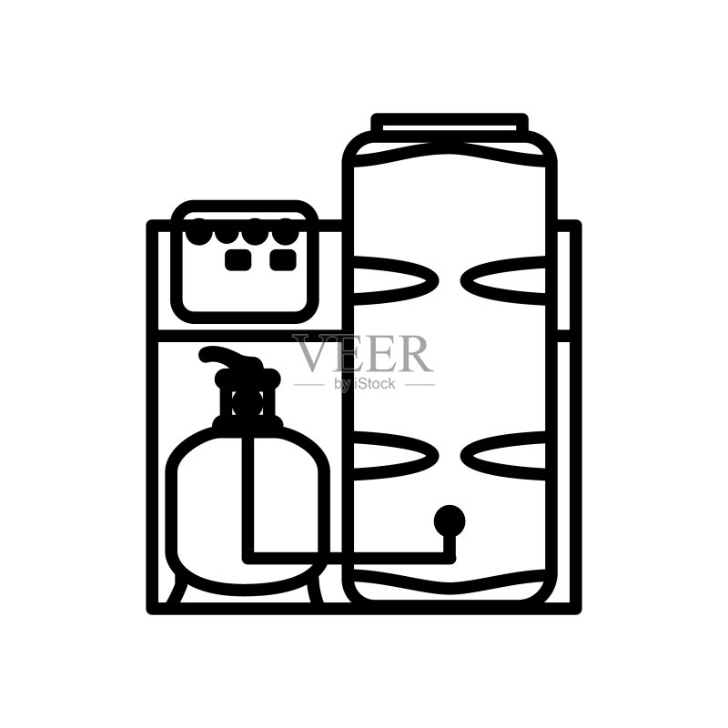 净水系统图标图标素材