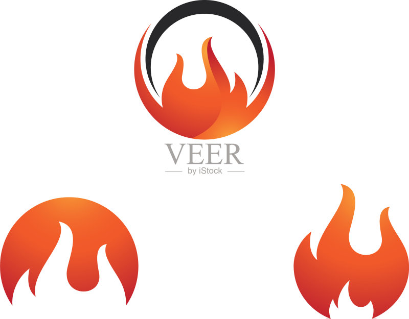 火焰logo模板图标素材