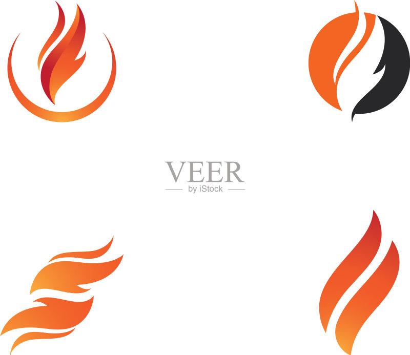 火焰logo模板图标素材