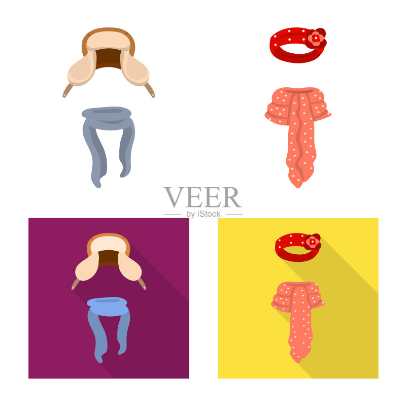服装纹理Logo设计套装图标素材