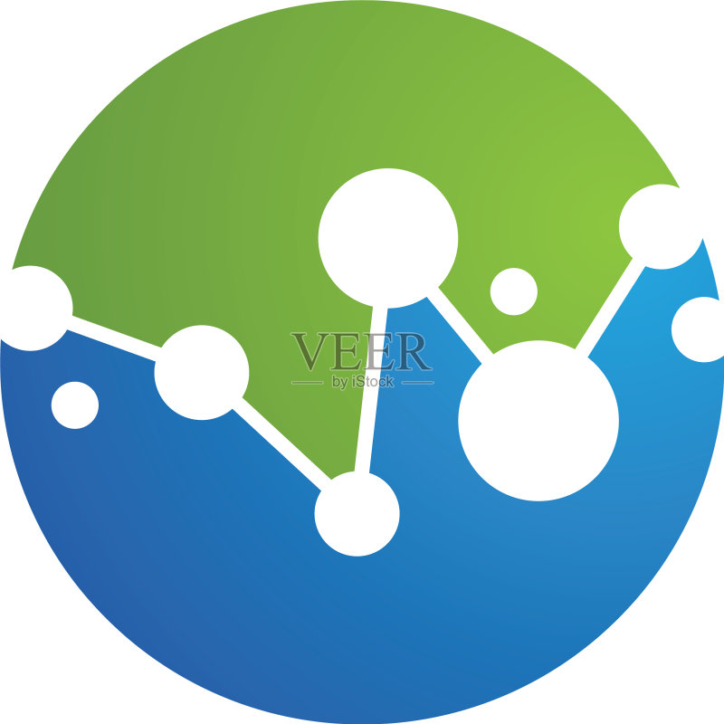 分子标志图标素材