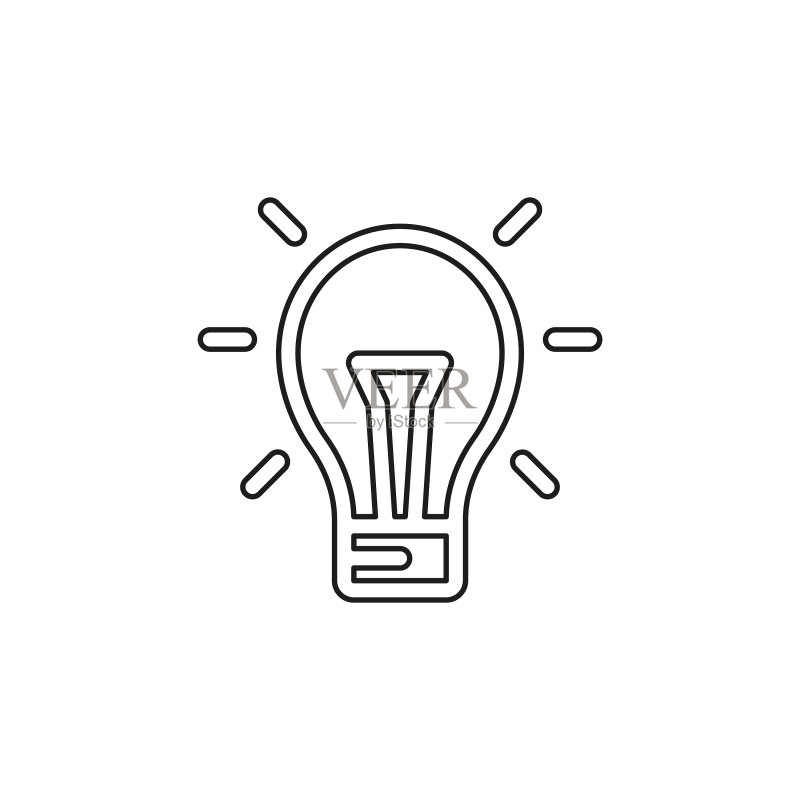 灯泡图标图标素材