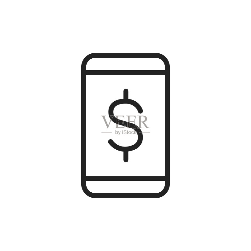 线性风格商务金融网页图标图标素材