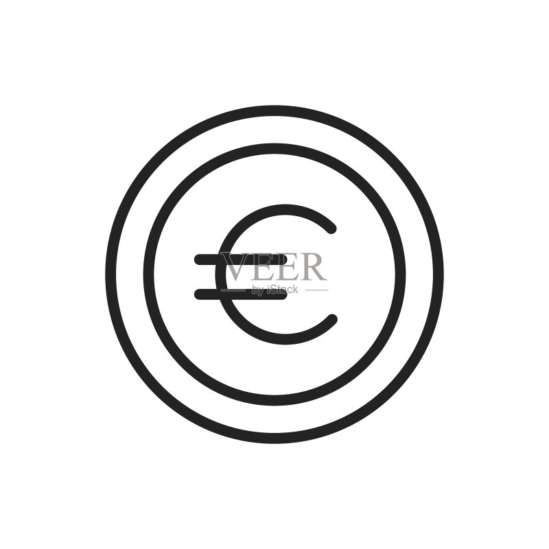 线性风格商务金融网页图标图标素材