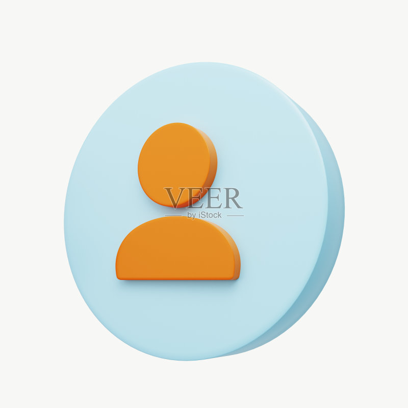 3D渲染用户图标图标素材