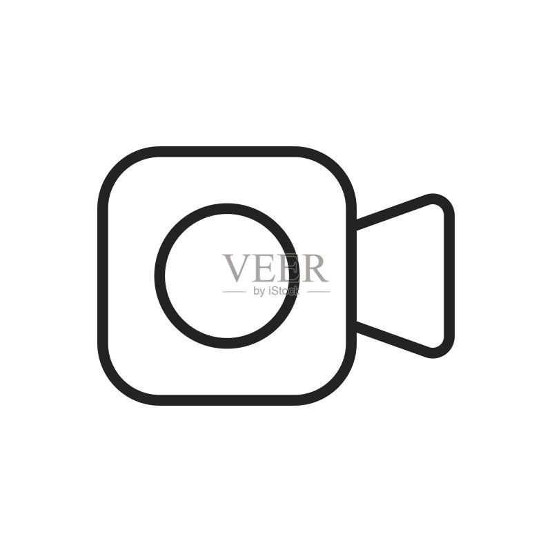 线性风格的设备与技术网页图标图标素材