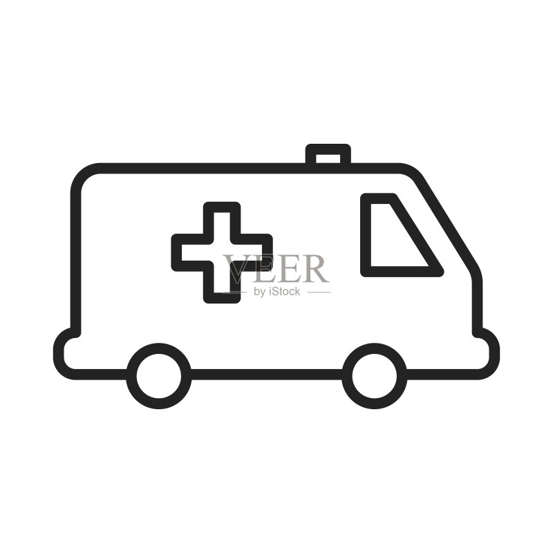 火车飞机的线性风格交通网络图标图标素材