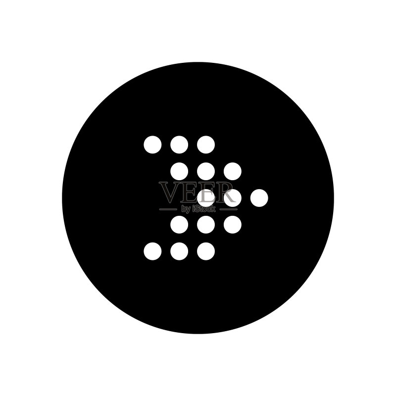 箭头大黑色图标箭头图标光标现代图标素材