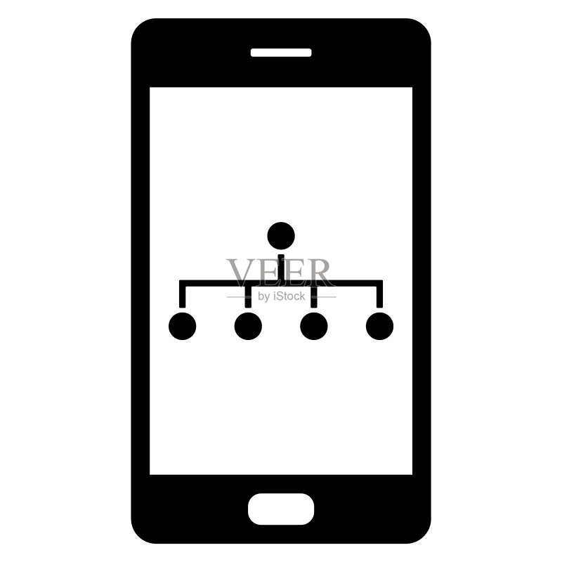 网络与智能手机图标素材