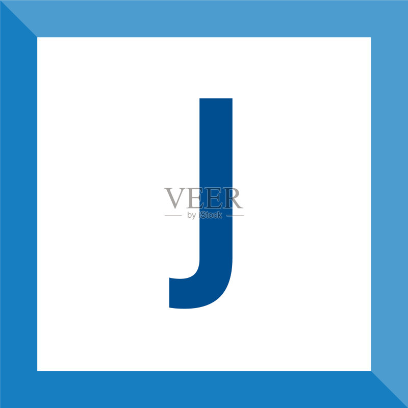 J字母logo模板设计图标素材