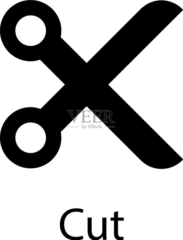 剪刀图标素材