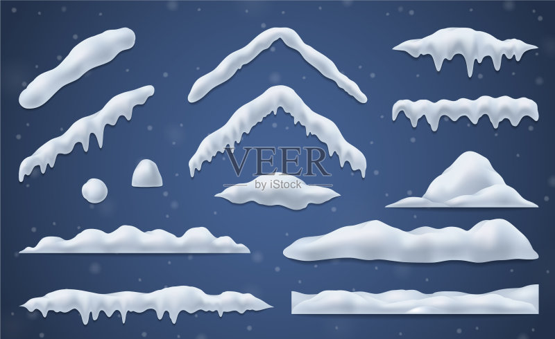 真实雪帽素材图标素材