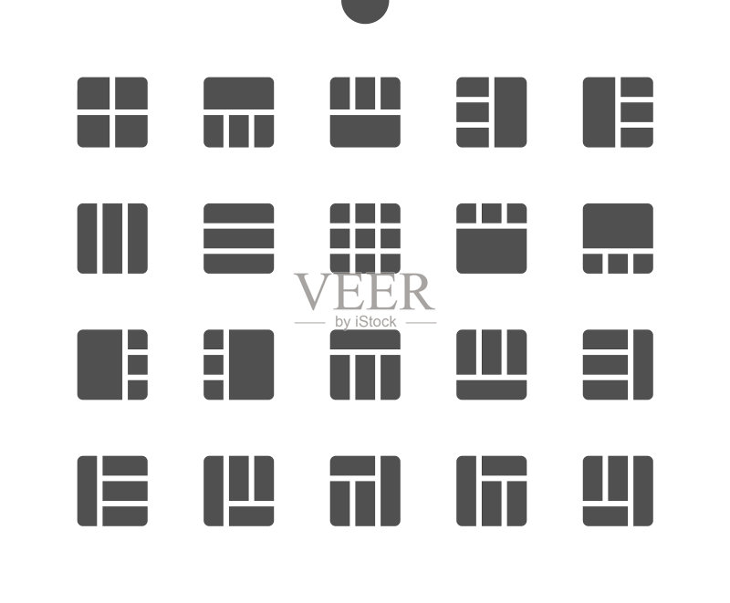 18布局V2 UI像素完美精心制作图标素材
