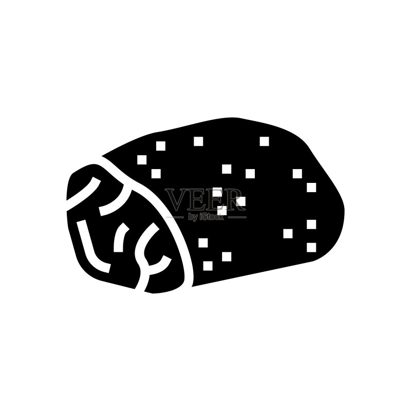 烤牛肉标志矢量图图标素材