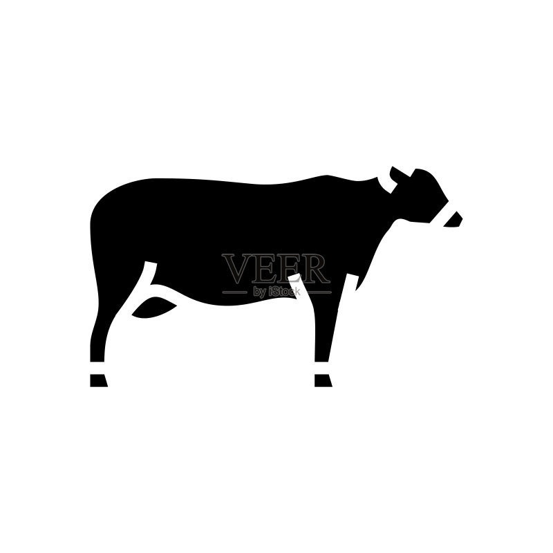 牛牛肉标志符号矢量图图标素材