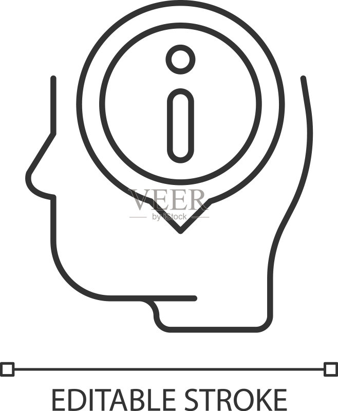 及时了解疫情线性图标图标素材