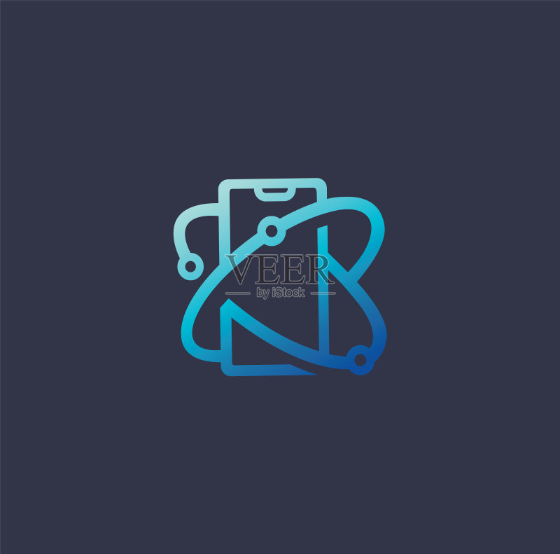 手机数字技术Logo模板图标素材