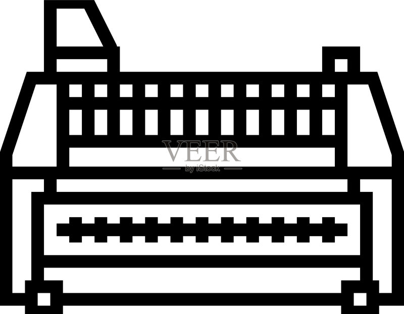 小麦分离工业工具线条图标图标素材