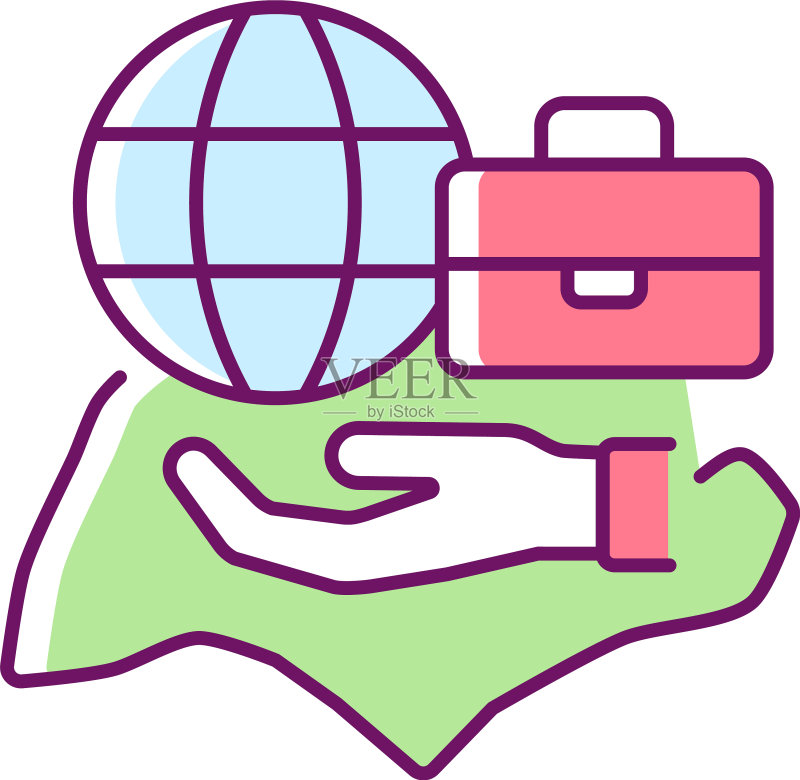 灵活的劳动法RGB颜色图标图标素材