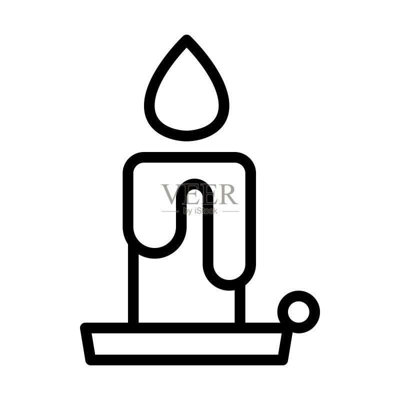 蜡烛图标图标素材