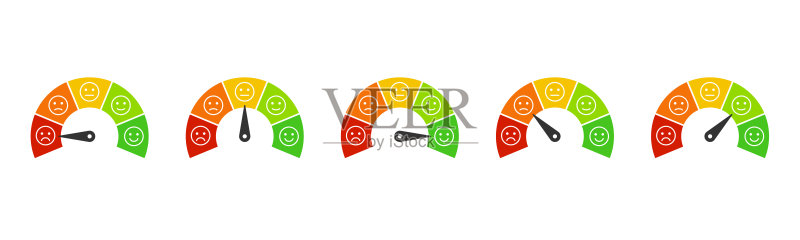 表情测量笑脸图标集图标素材