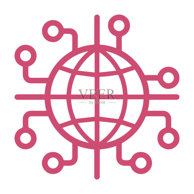 全球商业网络图标图标素材