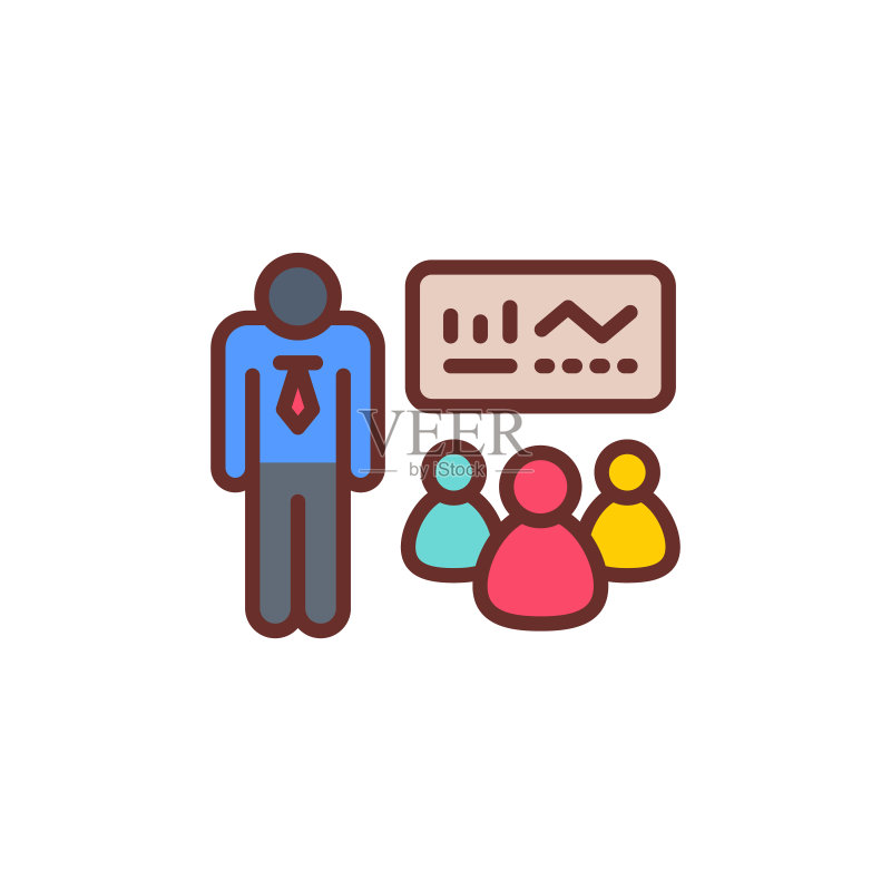 演示图标矢量图:标志设计图标素材