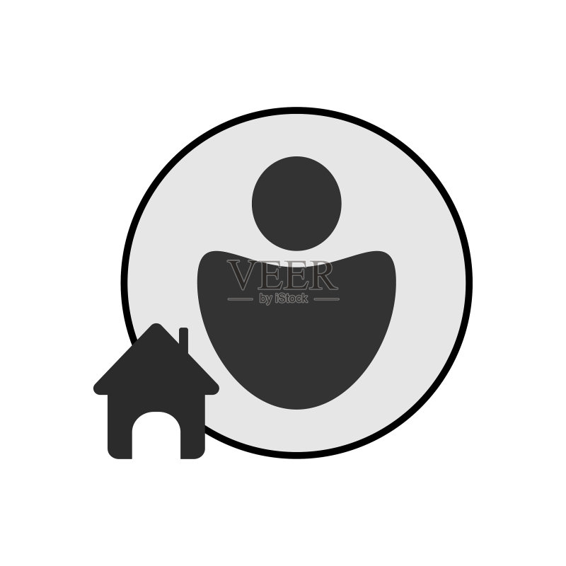 互联网用户标记图标图标素材