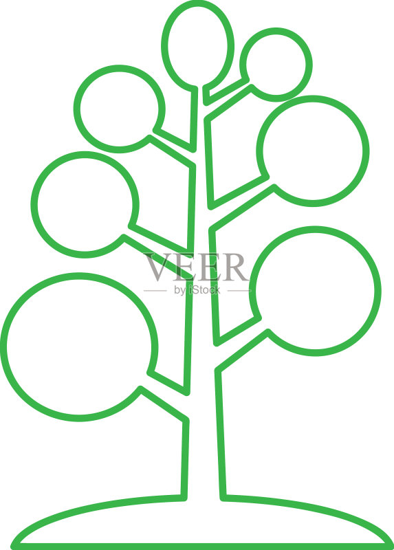 花图标植物标志标志设计图标素材