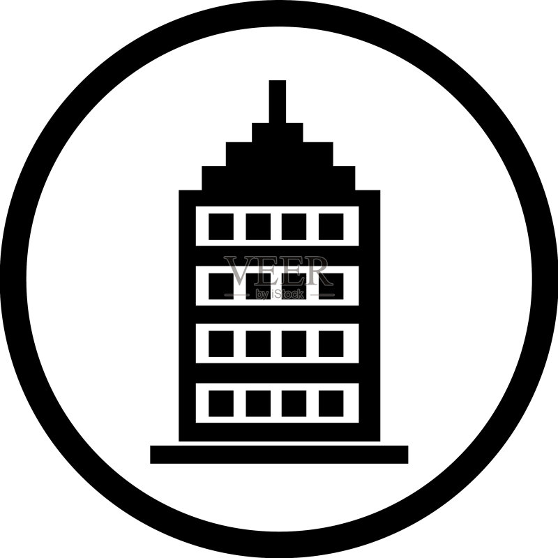 建筑图标标志图标素材