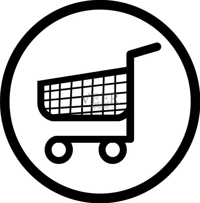 购物车手推车图标标志图标素材