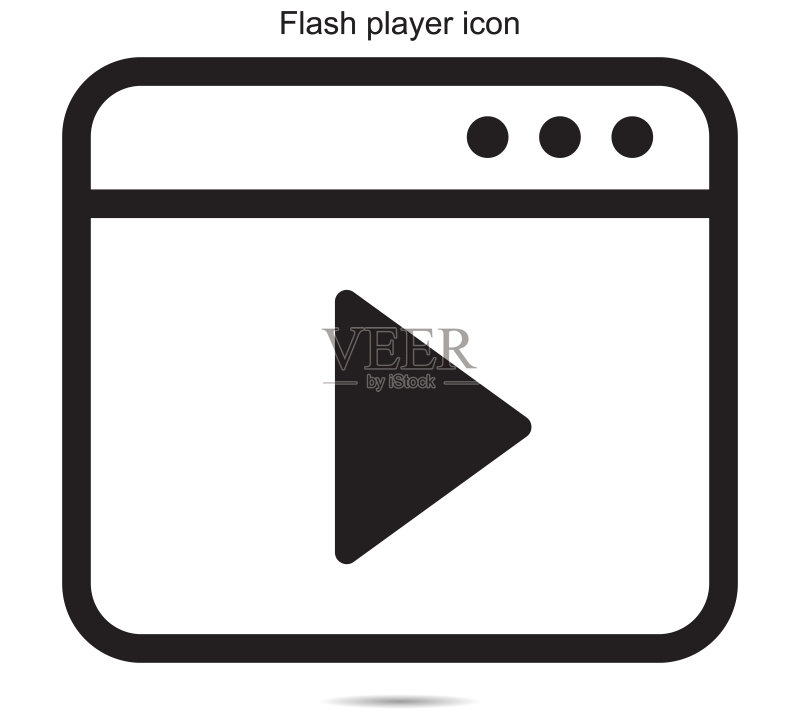 Flash播放器图标图标素材