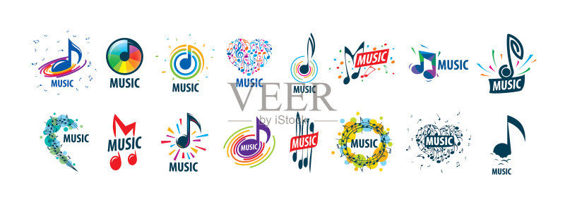 音符logo合集图标素材