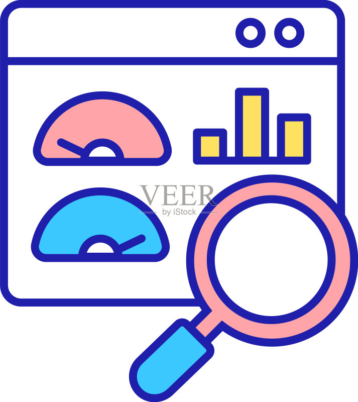 分析仪表板RGB颜色图标图标素材