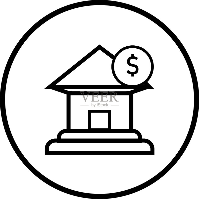 存款图标,存款线条图标图标素材