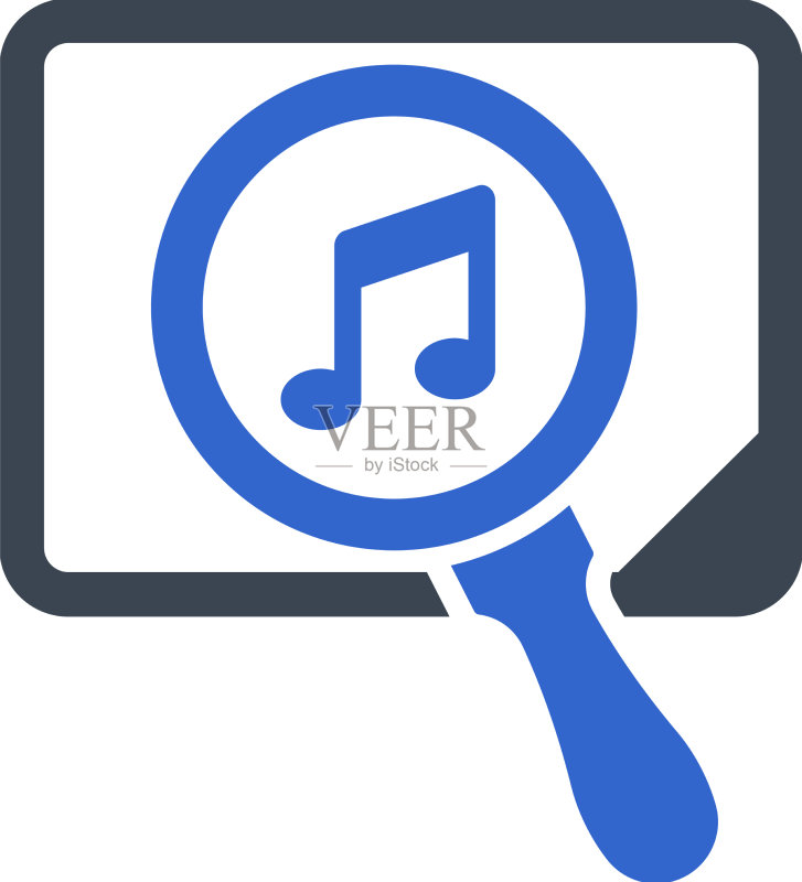 音乐搜索图标图标素材