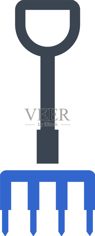 园艺工具图标图标素材