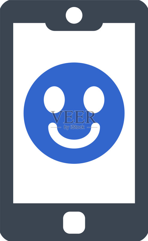 手机图标上的积极反馈图标素材