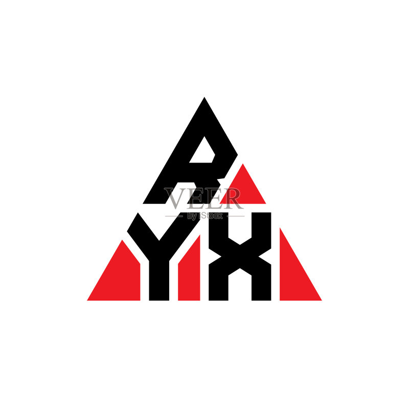 RYX三角形字母标志设计图标素材