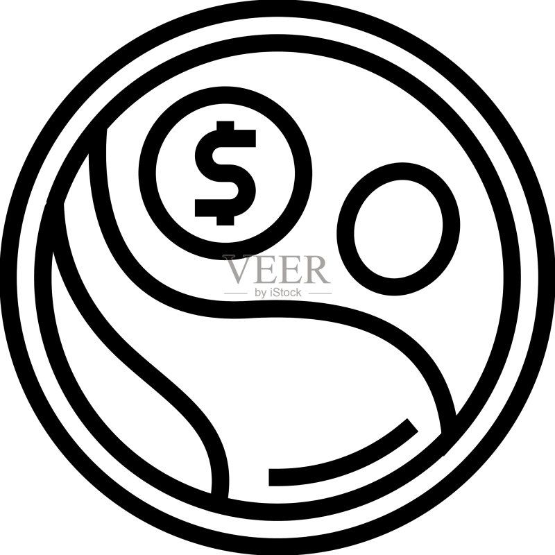 公平贸易化妆品线性图标图标素材
