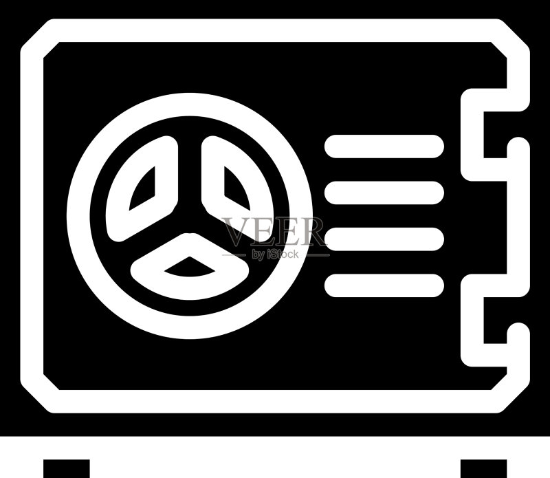 用于存储钱币的保险设备标志图标图标素材