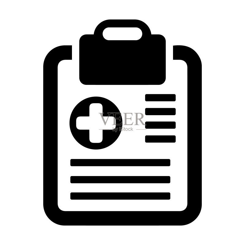 写字板、病人图表、病人档案图标图标素材