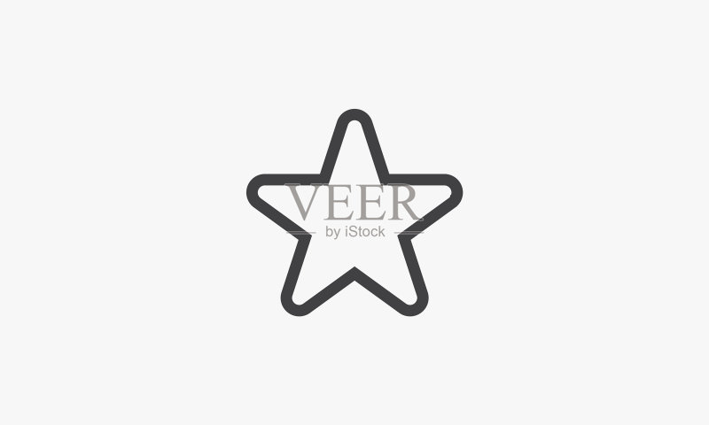 狼头抽象线条盾牌设计图标素材